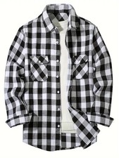 Mens Plaid Flannel Checkered