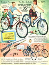Vintage Western Flyer Bike Toy