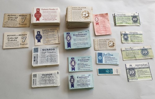 Cigarette vouchers - cigarette,