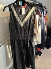 Black and cream Max Mara dress
