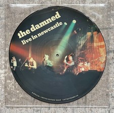 The Damned Live In Newcastle limited edition picture disc in excellent condition