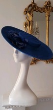 Vintage Royal Blue Wide Brim