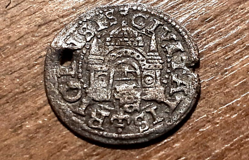 Hammered silver medieval coin - hammered,