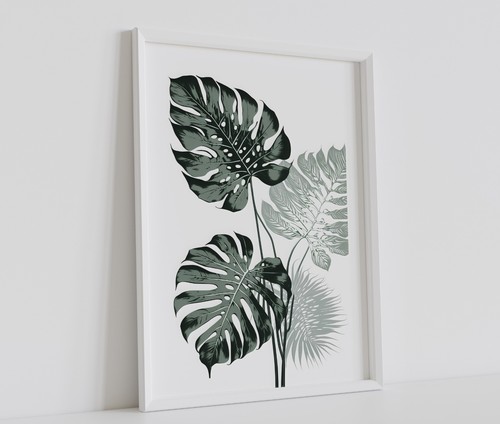 Botanical poster art leaves - art,