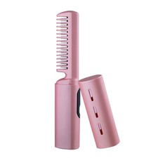Cordless Hair Straightener Hair Comb Brush Anti-Scald Hair Comb Brush Curler