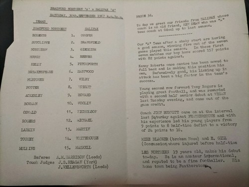 Bradford northern v - bradford,
