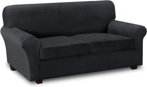Striped velvet piece stretch - velvet,