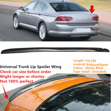 116cm Fit For 2015-2022 VW Passat B8 Rear Boot Lip Spoiler Trunk Wing Universal 