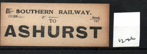 Southern railway luggage - railway.,