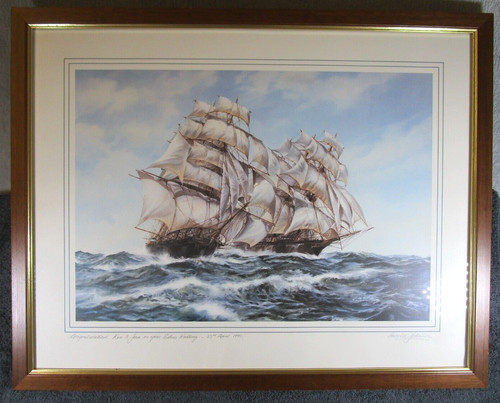 Lovely large vintage framed - lovely,