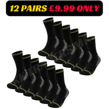 12 Pairs Mens Work Socks