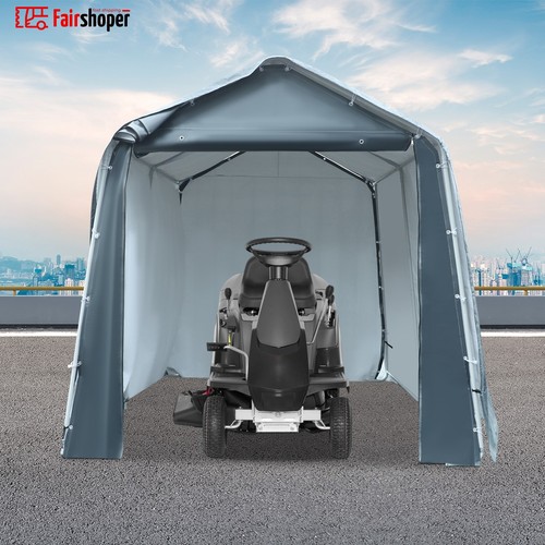 Grey outdoor portable garage - outdoor,