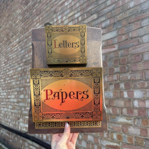 Antique edwardian letters and - edwardian,