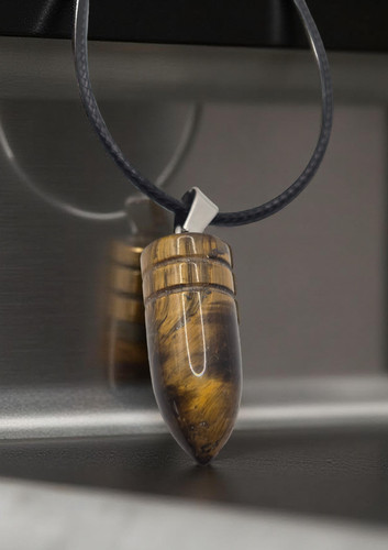 Men tigers eye bullet stone - men's,