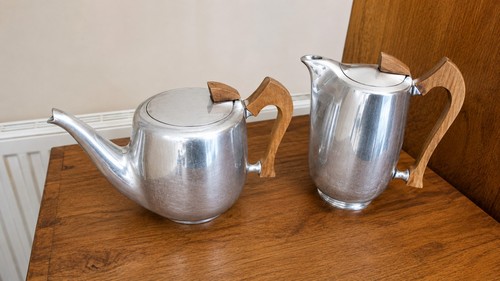 Vintage picquot ware teapot - picquot, &