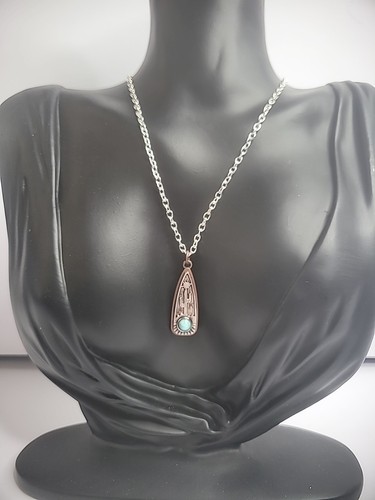 Handmade silver tone pendant - tone,