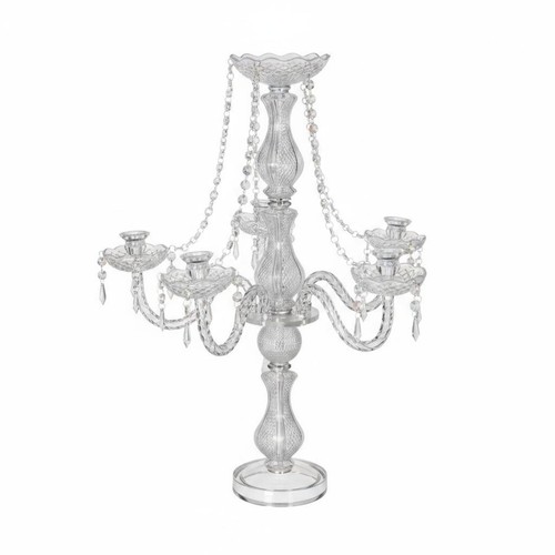 Crystal candelabra elegant - crystal,