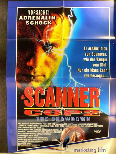 Scanner cop videoposter a1 - scanner,