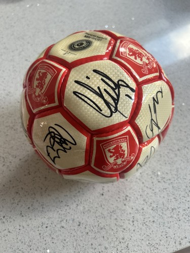 Middlesbrough signed football - middlesbrough,
