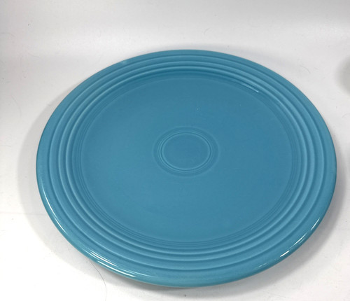 Fiesta ware turquoise chop - fiesta,