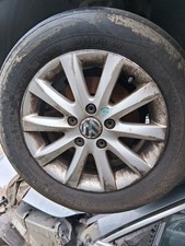 2007 VW VOLKSWAGEN GOLF MK5 15 INCH ALLOY WHEEL WITH TRYE 195/65R15