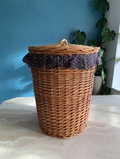 Vintage French Wicker Laundry