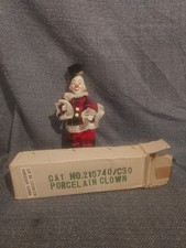 Vintage Porcelain Clown Doll