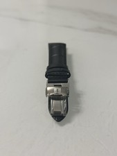 New 18mm Black Croc Leather