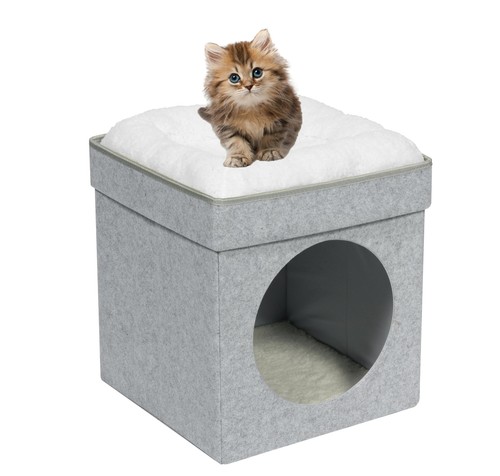 Foldable large cat beds - large, for