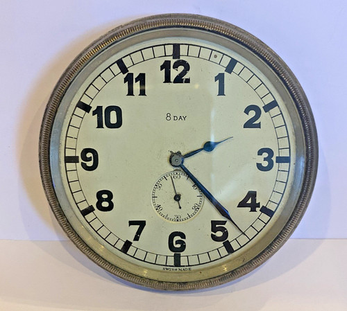 Vintage car dashboard - vintage, clock