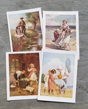 Set Antique 1920s Little Girls