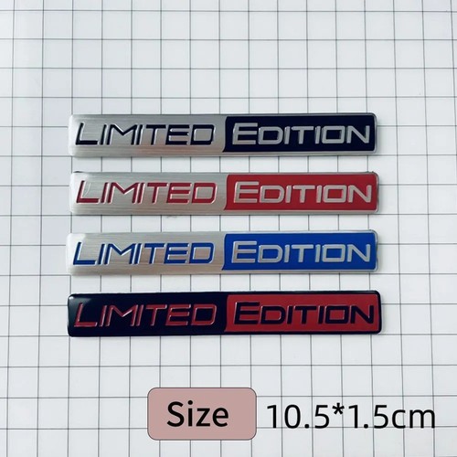 Limited edition metal - limited, 3d