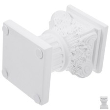  2 Pcs Roman Column Sculpture Decorative Baby Office Pillars Small