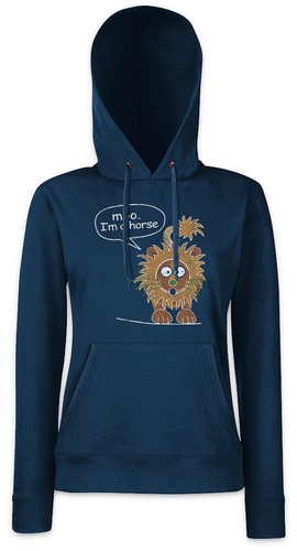 Moo horse women hoodie - a,