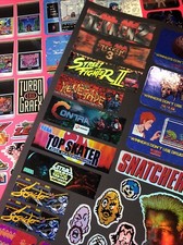 Custom Arcade Marquee Sticker