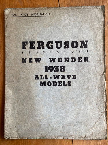 Ferguson studiotone new wonder - ferguson,