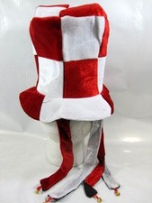 RED AND WHITE CHECKERED HAT