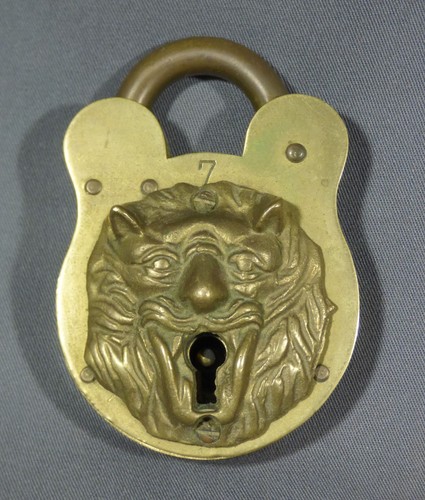 Antique patent 1896 lion - antique,