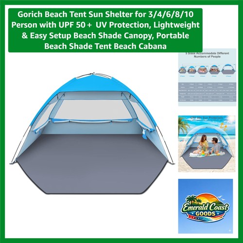 Spacious and portable beach - and,
