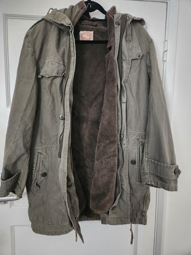 Vtg german army parka with - vtg,