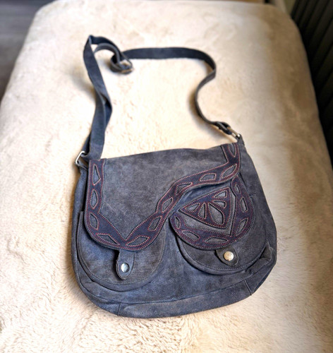 Brora grey suede - &, leather