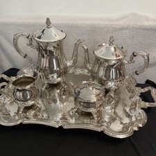 Vintage Silver-Plated Tea &