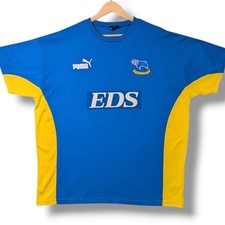 Vintage Derby County Football Shirt Mens XL Puma Training Jersey 1999 Blue 