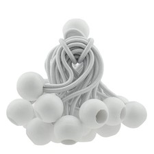 Bungee Ball Elastic Cord White