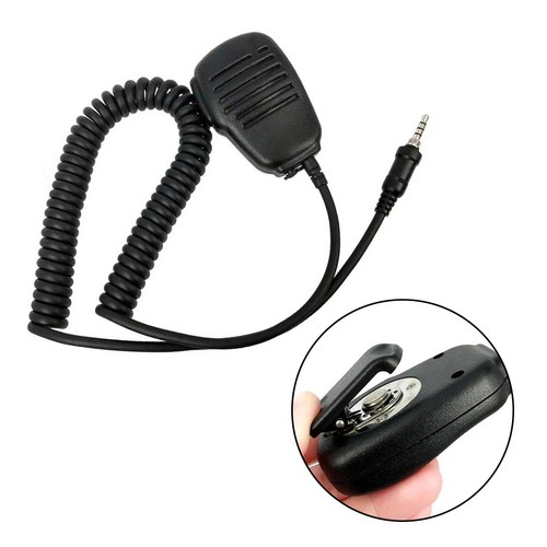 Black speaker microphone - black,