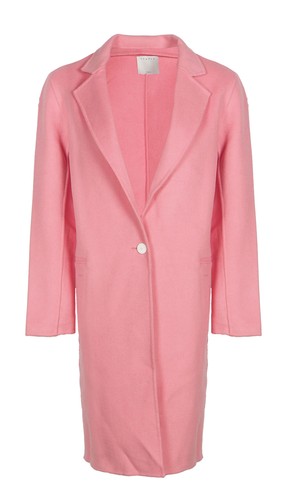 Sandro womens coat pink boiled - sandro,