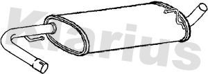 Centre muffler fits nissan - fits,
