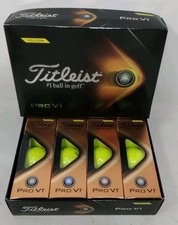 Titleist Pro V1 Yellow Golf Balls - 12 Golf Balls