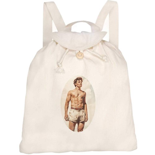 Vintage male model canvas - male,