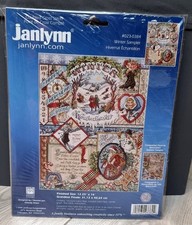 Janlynn Counted Cross Stitch Kit "Winter Sampler" By Sandy Orton
